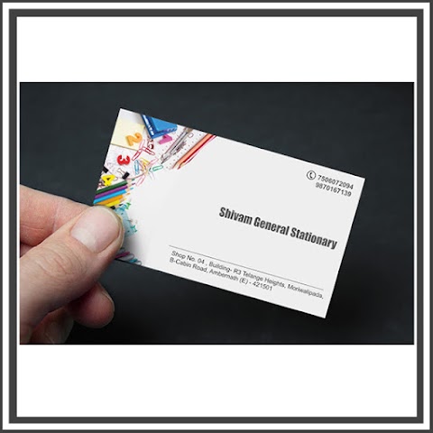 BUSINESS CARD DESIGN - SHIVAM GENERAL STATIONARY