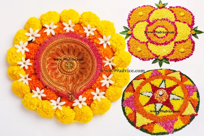 Flower Rangoli Design: 15 Rangoli Design For A Radiant Diwali That Are Trending This Season
