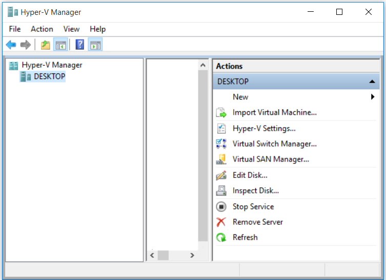 Create A Virtual Machine Using Hyper V