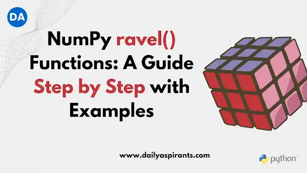 numpy ravel function