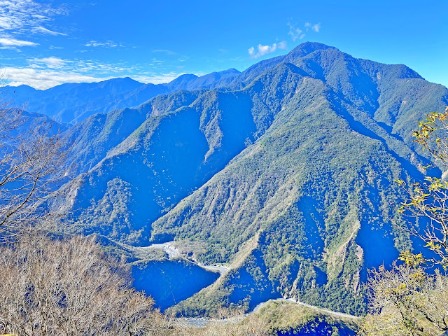 往拉夫郎山西北峰展望