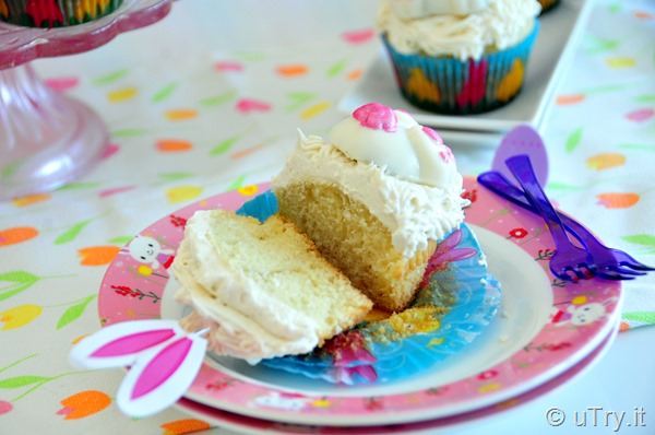 Easter Bunny Vanilla Bean Cupcakes  http://uTry.it