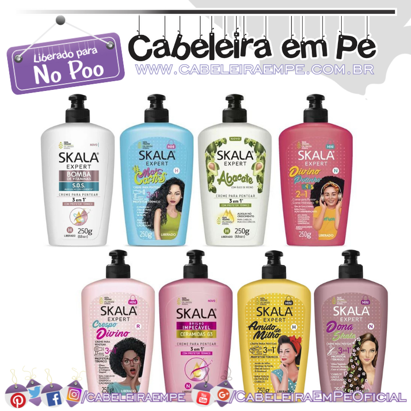 Cremes para Pentear - Skala (No Poo)