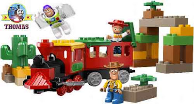 kids Duplo Lego Toy Story the Great Train Chase Woody Toy Story 3 Buzz Lightyear the Space Ranger