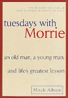 Tuesdays with Morrie by Mitch Albom (Book cover)