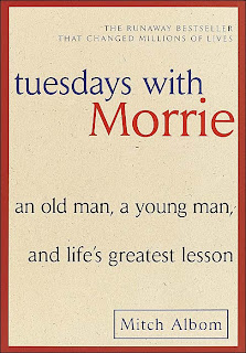 Tuesdays with Morrie by Mitch Albom (Book cover)