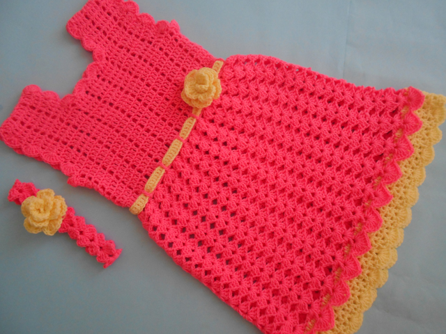 Crochet Babygirls Dress in Hindi | Crosia ki frock | Crochet baby frock |  Qreshia design Frock - YouTube