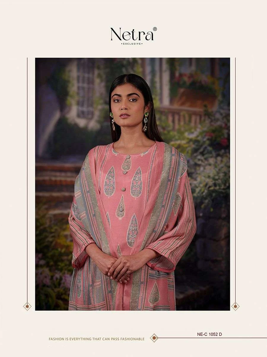 Gargi Netra Pure Bemberg Muslin Pant Style Suits