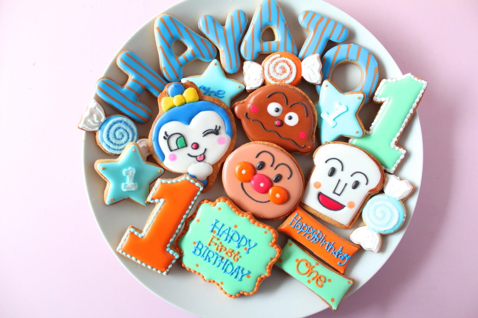 Sweeten Your Day Anpanman Icing Cookies アンパンマンのアイシングクッキー