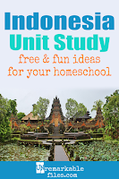 This Indonesia unit study is packed with activities, crafts, book lists, and recipes for kids of all ages! Make learning about Indonesia in your homeschool even more fun with these free ideas and resources. #indonesia #bali #homeschool