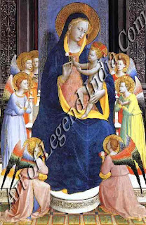 Virgin and Child with Saints Dominic, John the Baptist, Peter Martyr and Thomas Aquinas, This is the earliest painting by Fra Angelico which can he given a positive date. It was installed in 1429 on the high altar of the church of San Pietro Martire, Florence, and was probably completed in the previous year.