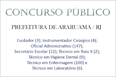 Concurso radiologia, enfermagem, laboratório