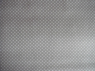 Gray fabric with dots