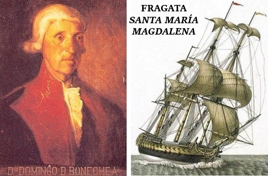 Domingo Bonechea fragata Santa María Magdalena