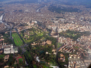 Vista parcial de Roma Itália