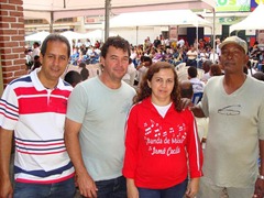 Amarildo, Paulo Roberto, Betinha e José Paulo Santos. Todos da Prefeitura de Manhumirim