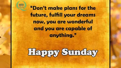 Happy Sunday Quotes Images