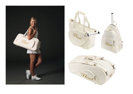 Sharapova sigue marcando tendencia: nuevos bolsos para raquetas de la marca HEAD.