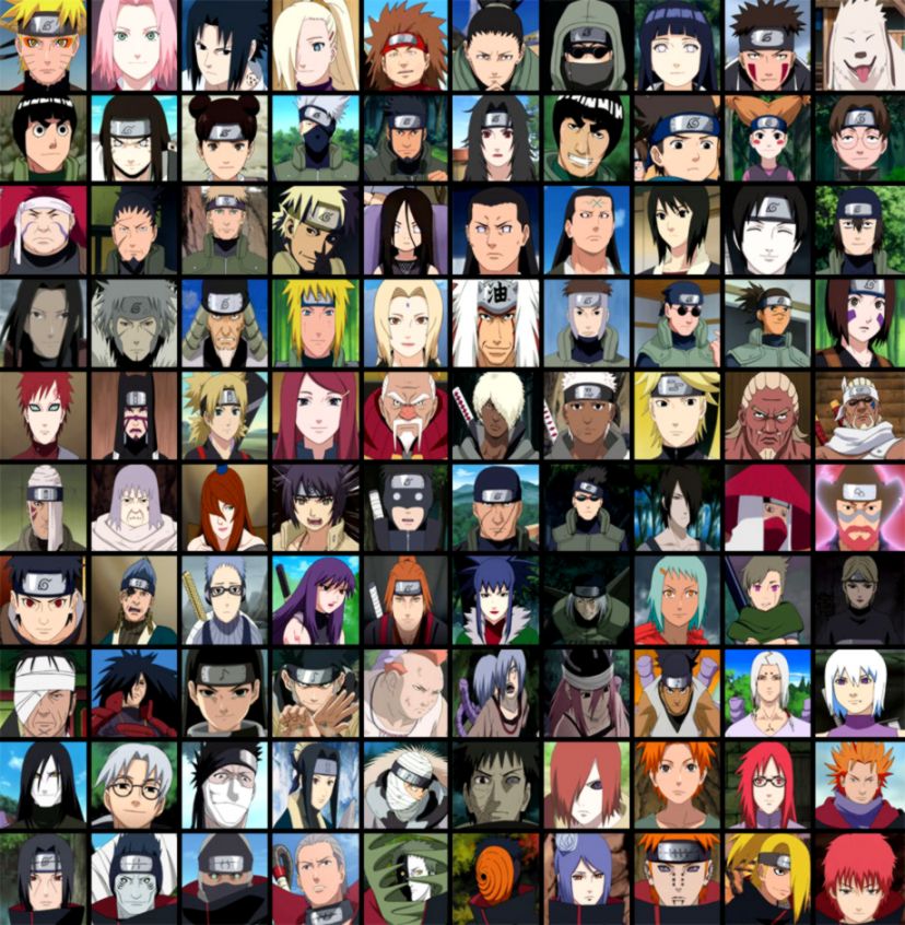 All Naruto Characters Names List Body Painting Galleries