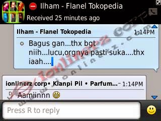 Testimoni Jam Dinding Flanel Kartun Boneka