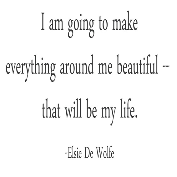 everything around me beautiful --wolfe