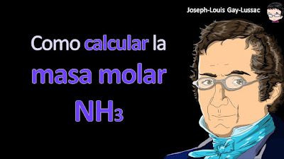 Como calcular la masa molar de NH3 a cuatro cifras significativas