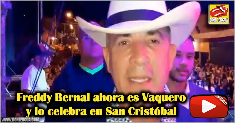 Freddy Bernal ahora es Vaquero y lo celebra en San Cristóbal