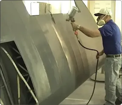 Aircraft fabric covering process
