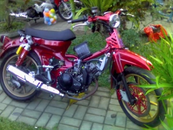  Honda  C70 motorcycle modifications replaced engine  MX 