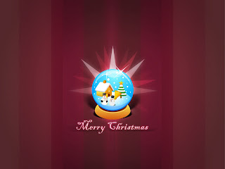 Free Download Merry Christmas Ball Wallpaper