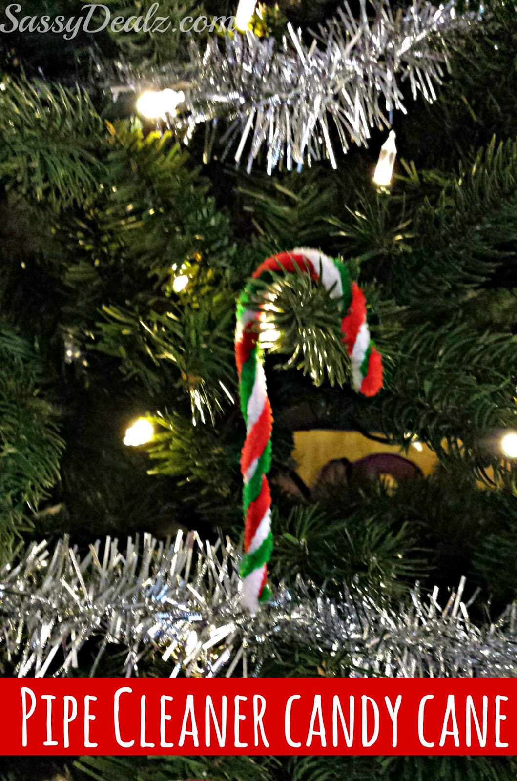 Easy Pipe Cleaner Candy Cane Ornament For Kids Crafty Morning