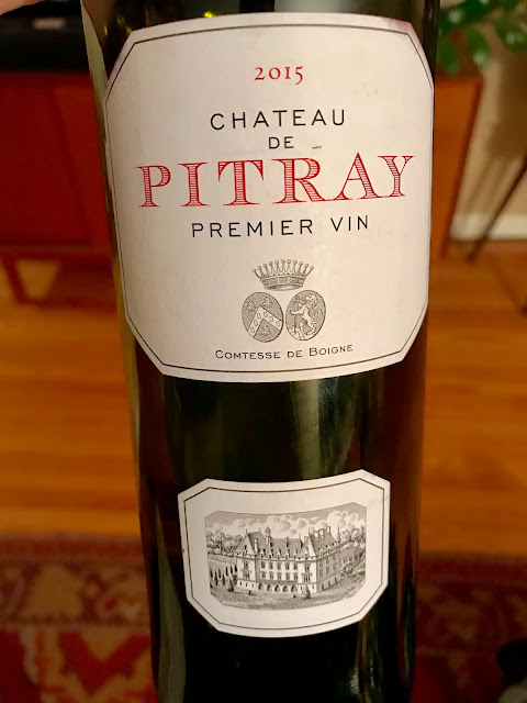  2015 Château de Pitray Castillon Côtes de Bordeaux. Photo By Nicole Ruiz Hudson