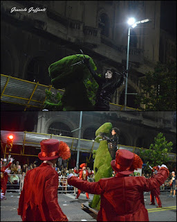 Desfile Inaugural del Carnaval. Uruguay. 2017 Parodistas Nazarenos