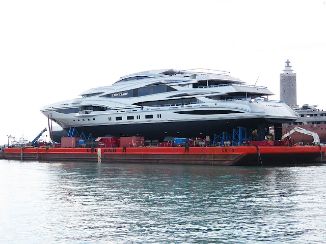 Superyacht Lionheart, IMO 1012323, FB 262, port of Livorno