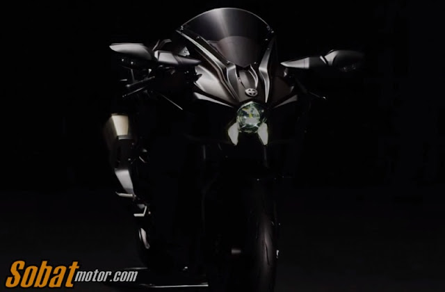 Mirror Coated Spark Black . . warna baru Kawasaki Ninja H2 untuk tahun 2016