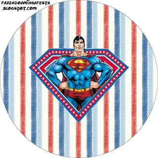 Superman Free Printable Toppers.