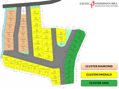 Masterplan Cluster Diamond di Exotic Panderman Hill - Rumah Villa di Batu Malang