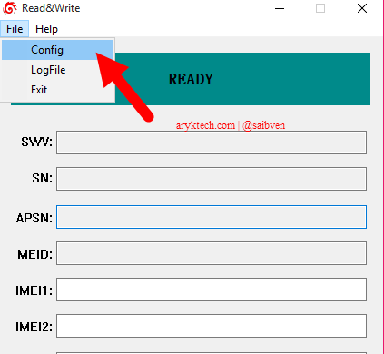 Configure Read Write Tool