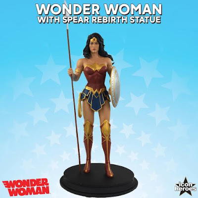 San Diego Comic-Con 2017 Exclusive DC Comics Rebirth Wonder Woman with Spear Statue by Icon Heroes