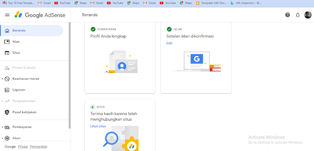 Persyaratan Mendaftar Google Adsense