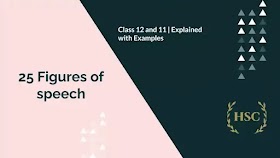 25 Figures of speech in poetry  | class 12 and 11 |  Explanation with examples 