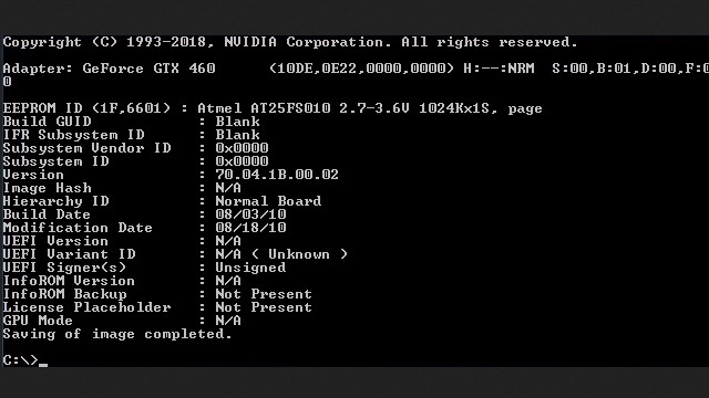 Nvflash как прошить. NVIDIA nvflash. Nvflash не является внутренней или внешней командой. Как в утилите nvflash выбрать нужный адаптер для прошивки.