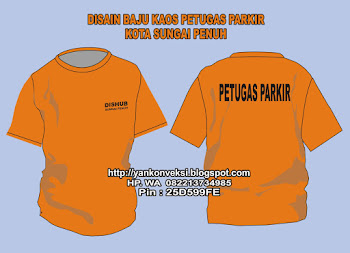 BAJU KAOS PETUGAS PARKIR KOTA SUNGAI PENUH