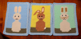 crocheted rabbits