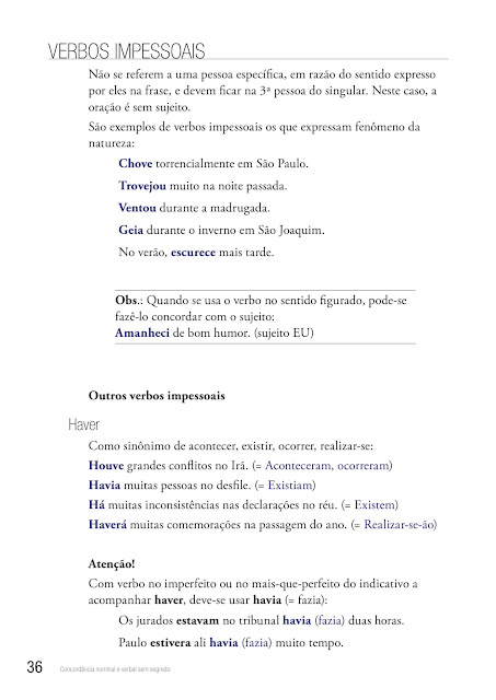 CONCORDÂNCIA VERBAL E NOMINAL PARA CONCURSOS