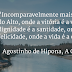 Frase de Agostinho de Hipona. 