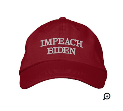 You Can't Spell Hatred Without a Red Hat! "IMPEACH BIDEN" EMBROIDERED BASEBALL CAP for sale...