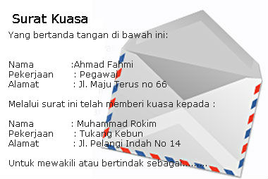 Surat Kuasa Penerimaan Kartu Kredit  Mafiakartukredit.com