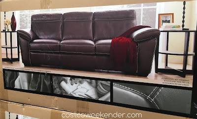 Costco 1041123 - Natuzzi Group Leather Sofa features leather for your comfort