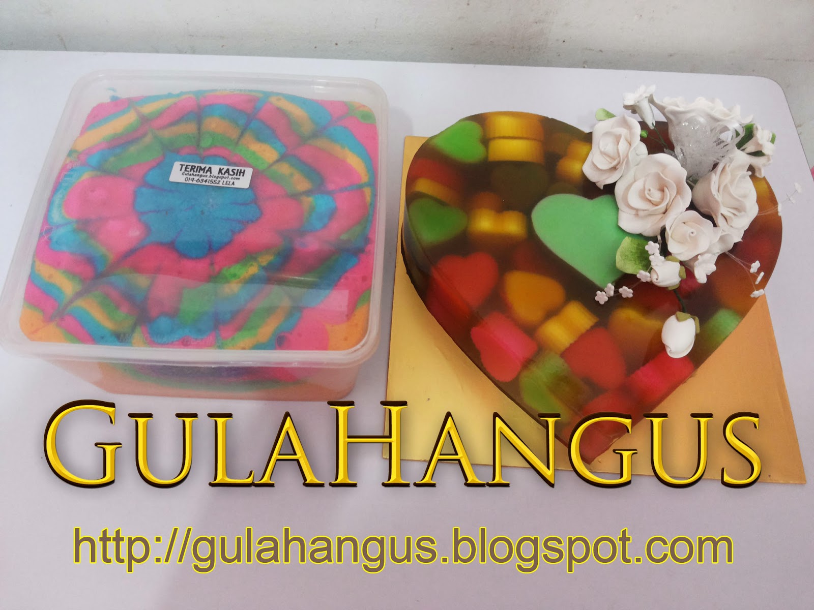 Gula Hangus ( 002177897 - D ): Apam Pelangi & Puding Kasih 